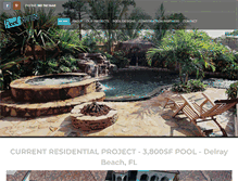 Tablet Screenshot of poolcrafters.com